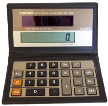 [Casio SL-100 Folding LCD Calculator]
